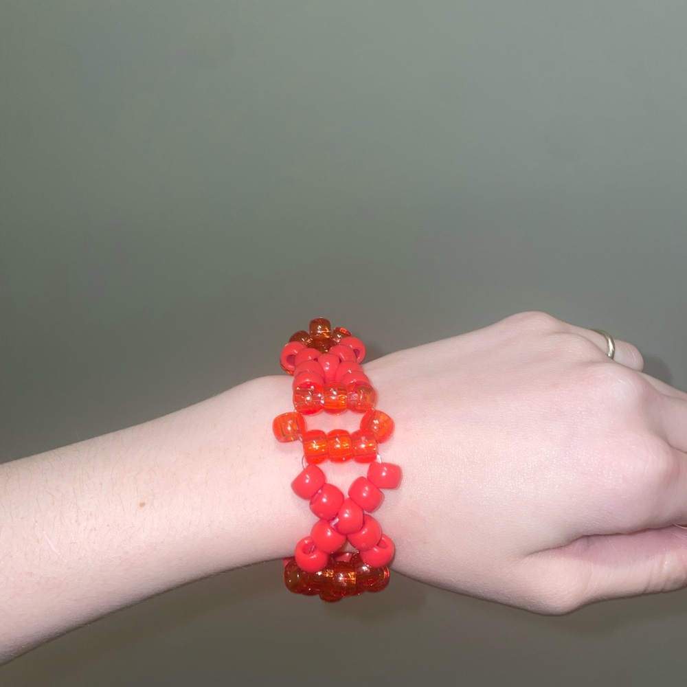 XOXO kandi bracelet